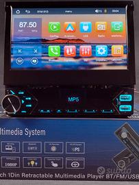 STEREO 7" SCHERMO ESTRAIBILE CARPLAY ANDROID AUTO
