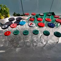 bottiglie x salsa, conserve, x vino e vasetti