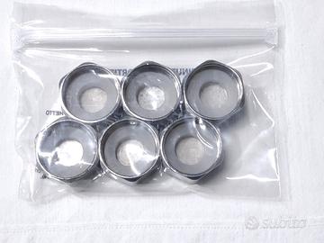 n. 6 tappi inox 304 da 1/2" pollice + guarnizione