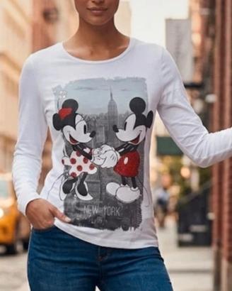 Maglia maniche lunghe  Disney new york M