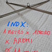 3 Croci per archi bilancia da pesca. INOX