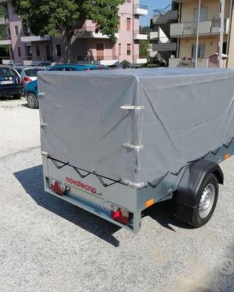 Rimorchio nuovo Hobby 750 con centina e freni