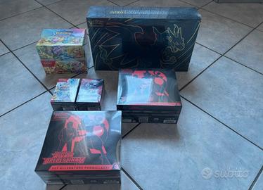 Lotto pokemon box sealed