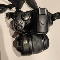 Nikon D40 con ottica DX