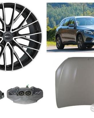 Mercedes Glc musata cofano paraurti fanale box 15-