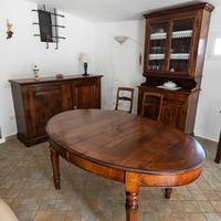 Sala da pranzo completa vintage in legno massello