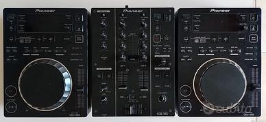 n. 2 CDJ-350 Pioneer + n. 1 mixer DJM-350 Pioneer