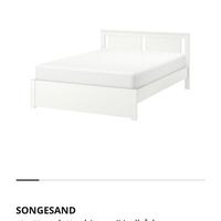 Letto 140X200 bianco nuovo ancora imballato