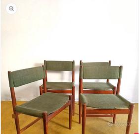 Sedie  Kurt Ostervig danesi originali anno 60