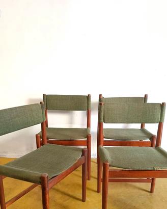 Sedie  Kurt Ostervig danesi originali anno 60
