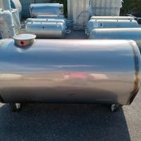 SERBATOIO INOX 304 ORIZZONTALE LITRI 1000