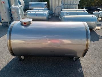 SERBATOIO INOX 304 ORIZZONTALE LITRI 1000