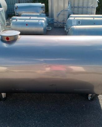 SERBATOIO INOX 304 ORIZZONTALE LITRI 1000