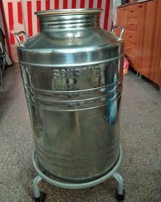  CONTENITORE OLIO 50 LT.+ CARRELLO 