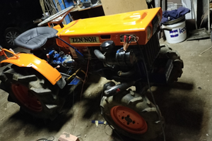 Trattorino Kubota b7000 completo di fresa