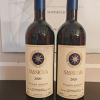 lotto vino sassicaia 2020