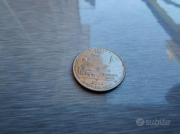 Moneda da collezione un quarto di dollaro 