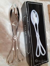 Pinza e mestolo il Silver Plated nuovi
