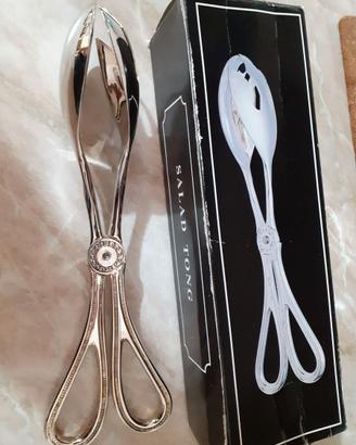 Pinza e mestolo il Silver Plated nuovi