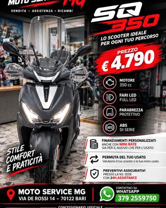 QJ MOTOR SQ 350 - DISPONIBILE DA MOTO SERVICE MG