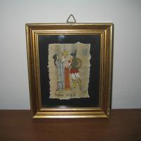 PAPIRO EGIZIANO Autentico cornice 13 x 11 cm