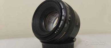 obiettivo  canon  50  mm 1.4