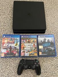 PS4 Slim - 500 GB  + DualShock 4 + 3 giochi 