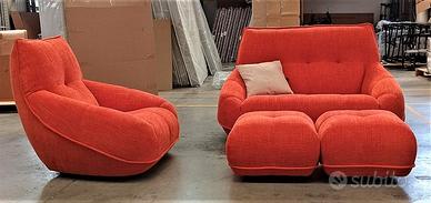 DIVANO 2 POSTI + 2 POUF