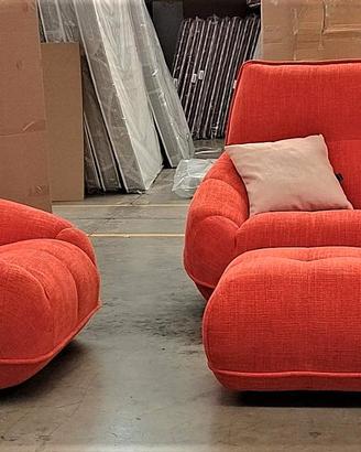 DIVANO 2 POSTI + 2 POUF