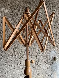 Arcolaio in legno per lana e filati - vintage