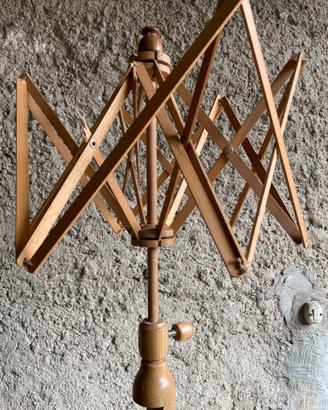 Arcolaio in legno per lana e filati - vintage