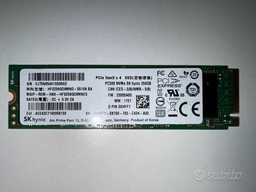 SSD NVMe Gen3 256GB Hynix
