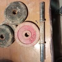 pesi bilanciere e manubrio