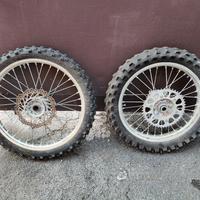 coppia cerchi honda crf 450 cross