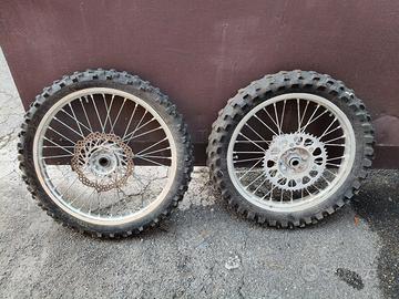 coppia cerchi honda crf 450 cross