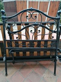 letto singolo ferro battuto 