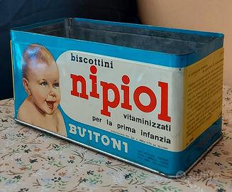 Scatola di latta Nipiol, Buitoni anni '60