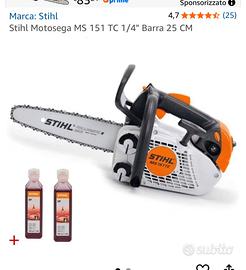 Motosega per potatura stihl