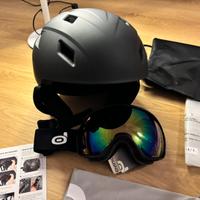 Casco da sci con occhiali Odoland Taglia M