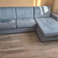 Divano letto matrimoniale con penisola