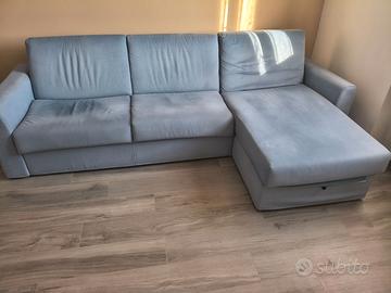 Divano letto matrimoniale con penisola