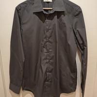 Camicia uomo grigio antracite Alcott