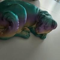statua cane che dorme 