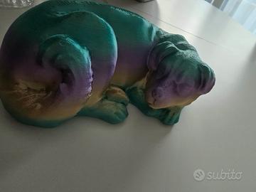 statua cane che dorme 