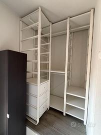 Guardaroba IKEA ELVARLI completo con 3 cassetti