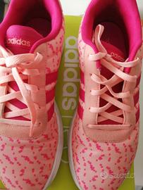 Adidas neo bianche outlet e rosa