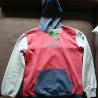 Felpa con cappuccio Benetton 14 anni