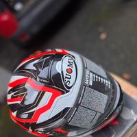 Casco Suomy SR bianco/rosso – Taglia L – Nuovo