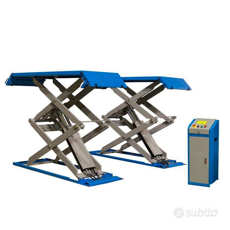 HXL6435 Ponte Elevatore A Doppia Forbice 3500 Kg - Altezza Sollevamento 1,85 M 220V