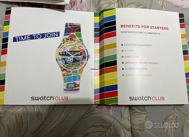 Orologio swatch white loop